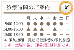 休診日：土曜午後、日曜祝日